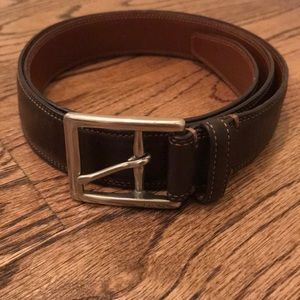 Coach brown leather belt